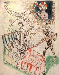 how did medieval doctors treat the black death